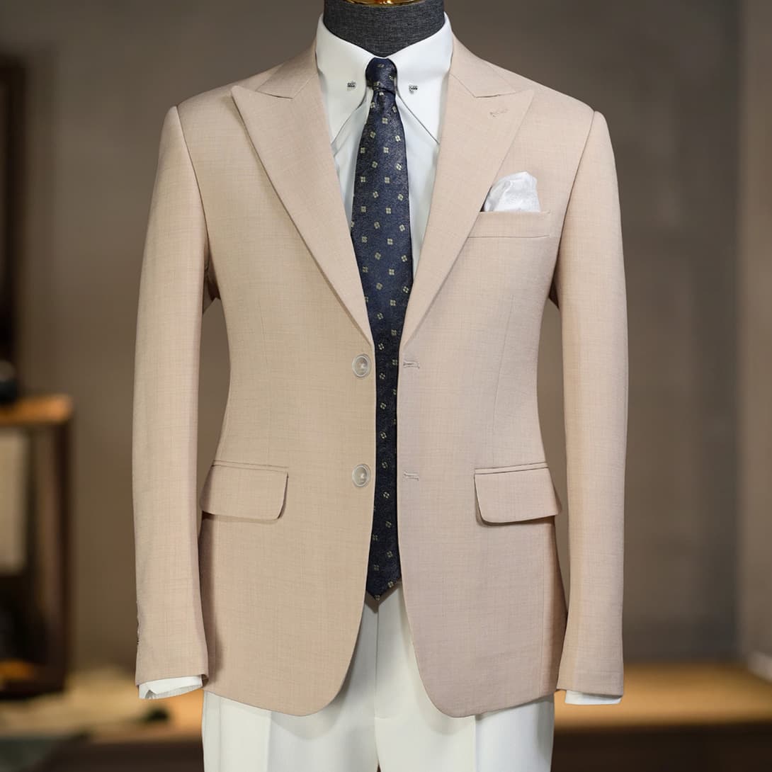 Bộ Vest Hồng Nhạt 1