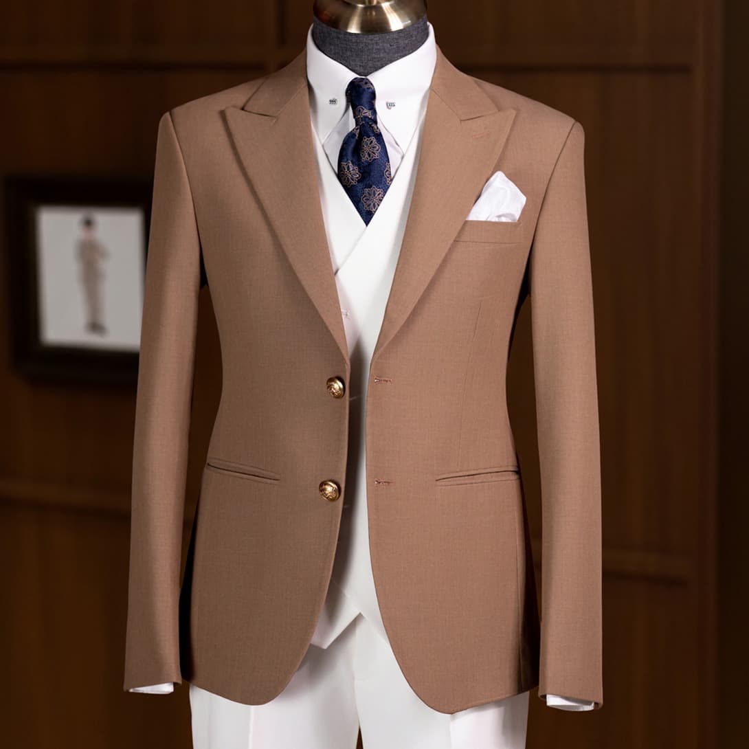 Bộ Vest Nâu 1