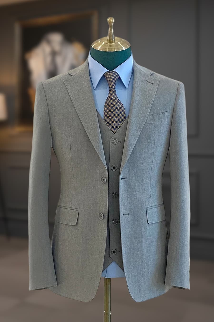Bộ Vest Xám 1