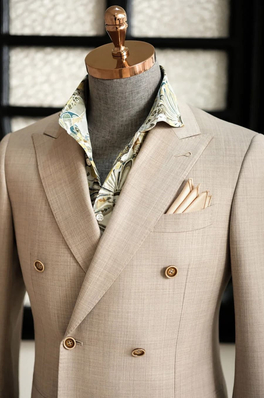 Bộ Vest Be Cát 2